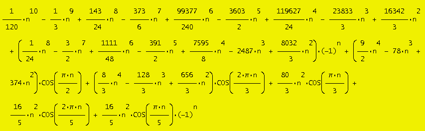 explicit formula by Vaclav Kotesovec